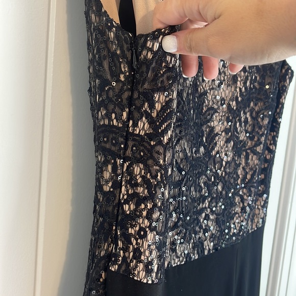 XSCAPE black full length gown - Picture 6 of 7